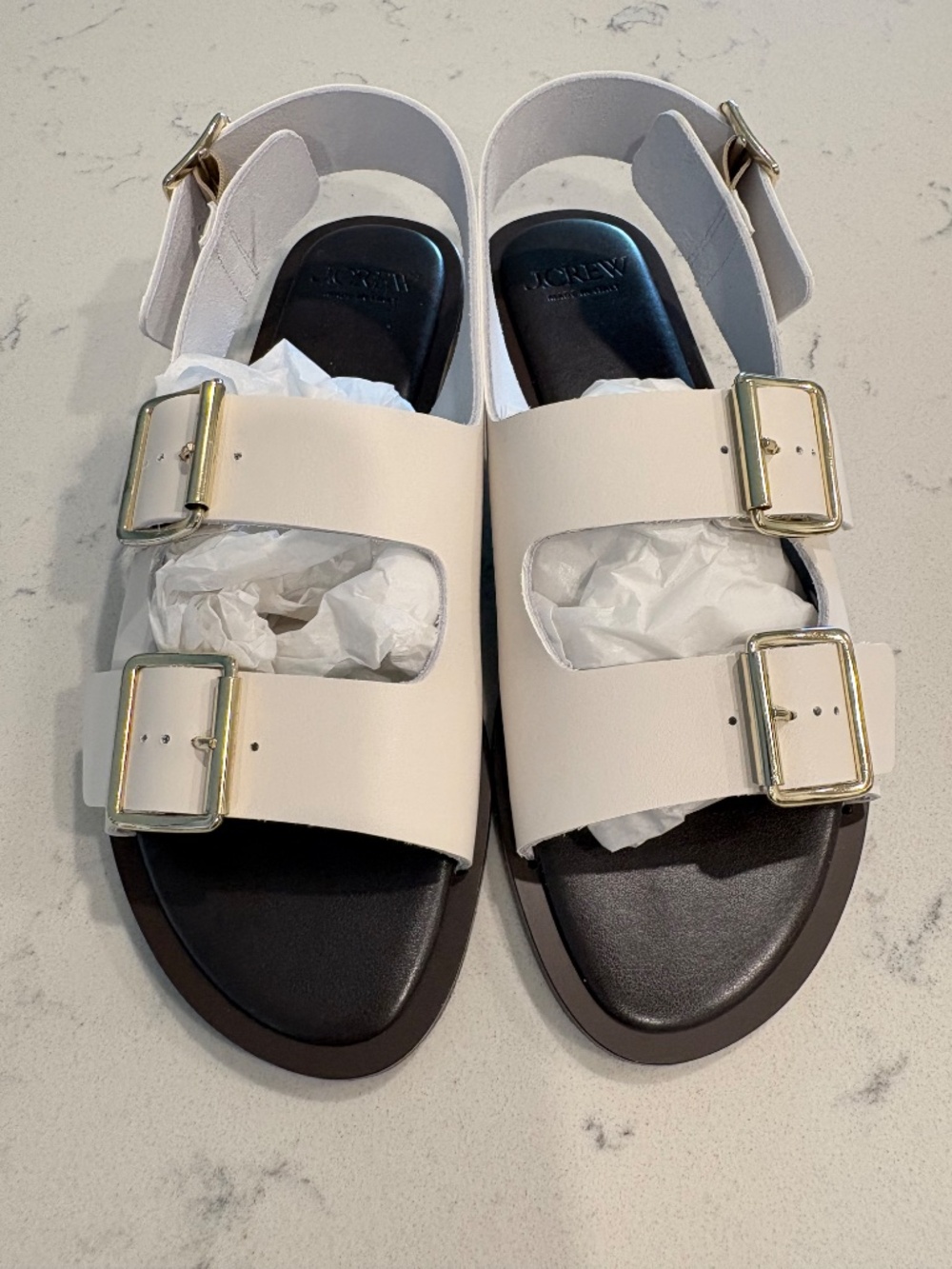 Brand New J Crew Leather Sandals